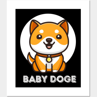 Baby Doge Crypto BabyDoge Doge Coin Posters and Art